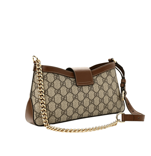 Refined GG Supreme Monogram Calfskin Small Padlock Bag - view 2