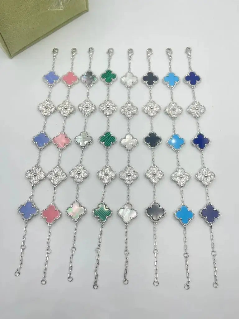 Timeless Clover Motif Bracelet Collection Si Er - view 4